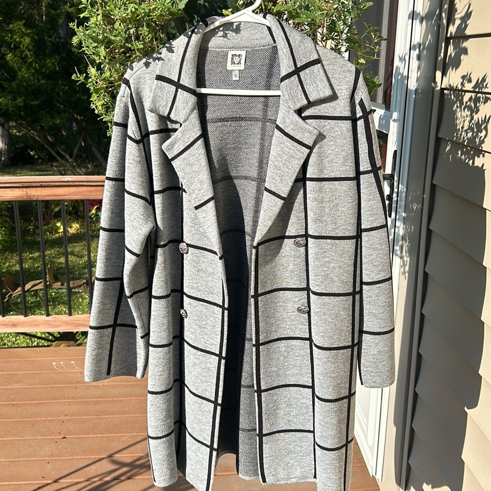 Anne Kleine sweater coat - Large